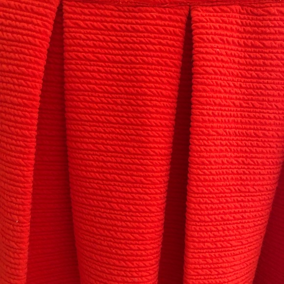 Bright orange vibrant mini skirt - Picture 8 of 10